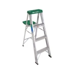 Werner 4 Ft. H Aluminum Step Ladder Type II 225 Lb. Capacity | BigEasyMart.com