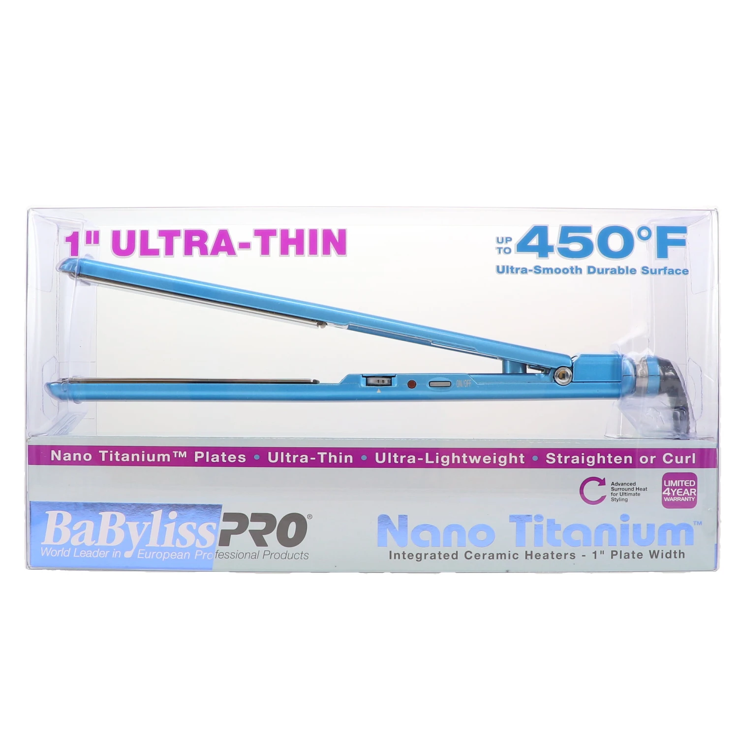 BaBylissPRO Nano Titanium-Plated Ultra-Thin Straightening Iron | BigEasyMart.com - Image 3