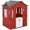 Little Tikes Cape Cottage House, Red With Working Door, Window Shutters, Flag Holder | Easy Installation Process Kids 2-6 Years Old | BigEasyMart.com