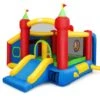 Topbuy Inflatable Castle Bounce House Kids Slide Jumping Playhouse With Ball Pit And Dart Board | BigEasyMart.com