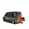 RIDGID AC840094 18V Dual Port Dual Chemistry Sequential Charger With Dual USB Ports | BigEasyMart.com