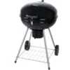 Mr. Bar-B-Q 22.17-in W Black/Porcelain Kettle Charcoal Grill | BigEasyMart.com