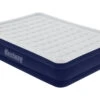 Bestway Tritech 15 In. Multicolor Antimicrobial Coating Air Mattress With Built-in AC Pump, Queen | BigEasyMart.com