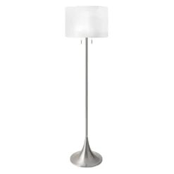 NuLOOM 64-in Silver Floor Lamp | BigEasyMart.com