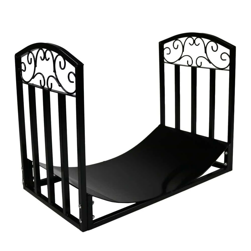 Sunnydaze Decor 18.25-in X 24-in X 14-in Steel Indoor Log Rack | BigEasyMart.com - Image 2