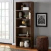 Mainstays 5-Shelf Bookcase With Adjustable Shelves, Canyon Walnut | BigEasyMart.com