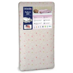 Kolcraft Pediatric 800 Extra Firm Baby Crib & Toddler Mattress, 80 Coil, Waterproof, Pink | BigEasyMart.com