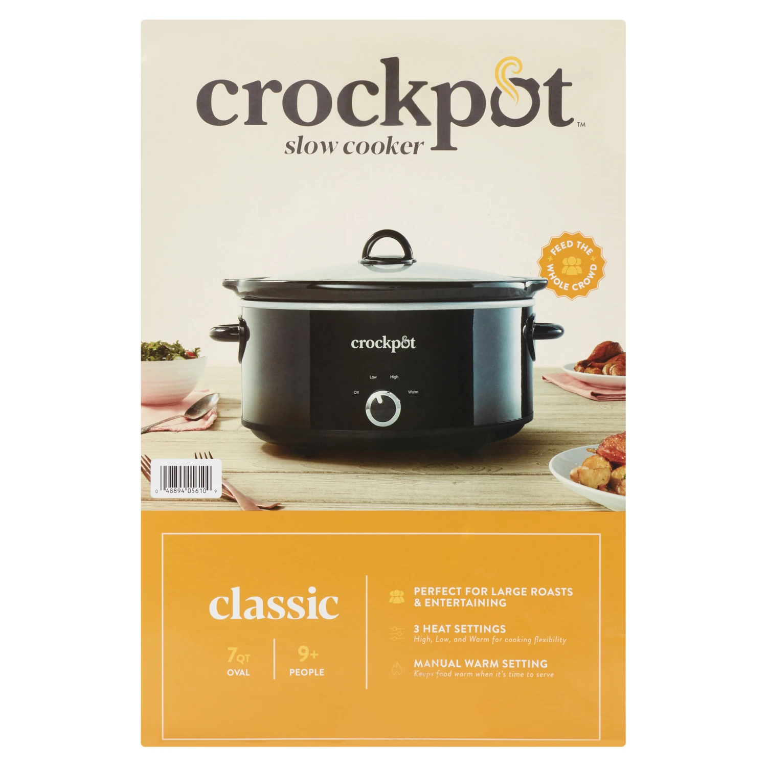 Crock-Pot® 7-Quart Manual Slow Cooker, Black | BigEasyMart.com - Image 12