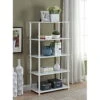 Mainstays No Tools 5-Shelf Storage Bookcase, White | BigEasyMart.com