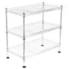 3-Tier Mini Wire Utility Shelving Rack | BigEasyMart.com