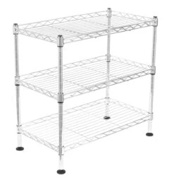 3-Tier Mini Wire Utility Shelving Rack | BigEasyMart.com