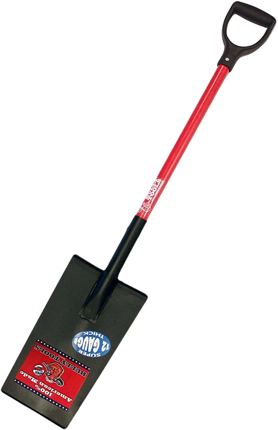 Bully Tools (#82500) 12-Gauge Edging/Planting Spade W/ Fiberglass D-Grip Handle | BigEasyMart.com