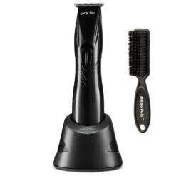 Andis Slimline Pro Li T-Blade Trimmer Black #32475 With BeauWis Blade Brush | BigEasyMart.com