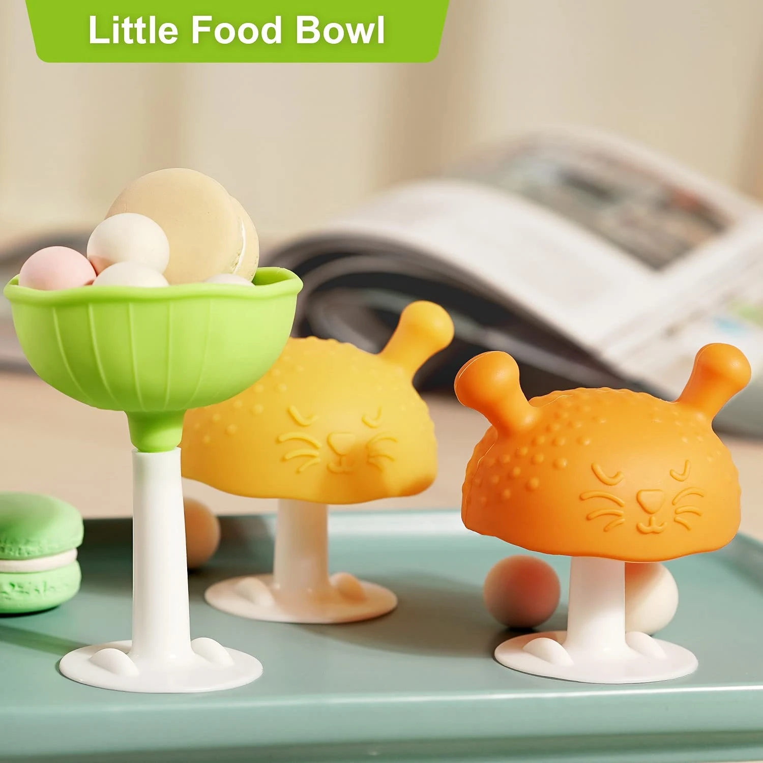 Eco Inspired Baby Mushroom Teether Toy, Baby Boy & Girl Teething Toys, 3 Pack. - Image 4