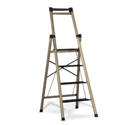MoNiBloom 4 Step Ladder Folding Stool Heavy Duty 331Lbs Capacity Industrial Lightweight | BigEasyMart.com