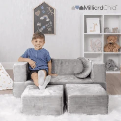 Milliard Kids Couch - Modular Kids Sofa For Toddler And Baby | BigEasyMart.com