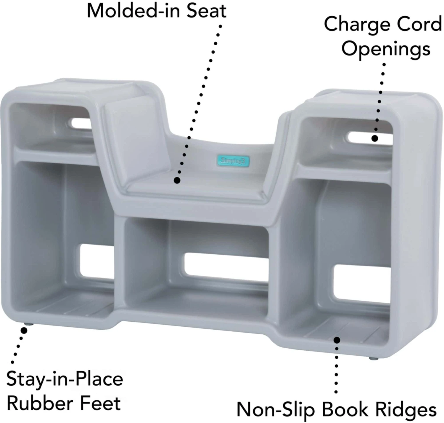 Simplay3 Cozy Cubby Reading Nook | BigEasyMart.com - Image 3