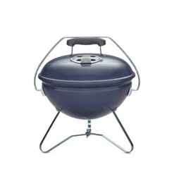 Weber Smokey Joe Premium 14-in W Slate Blue Kettle Charcoal Grill | BigEasyMart.com