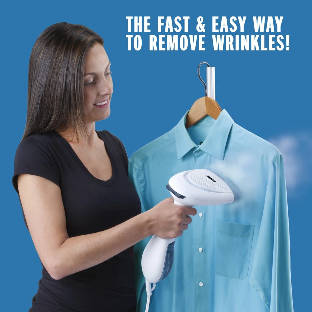 Conair ExtremeSteam Hand Held Fabric Steamer With Dual Heat, White/Blue, Model GS237X | BigEasyMart.com - Image 4