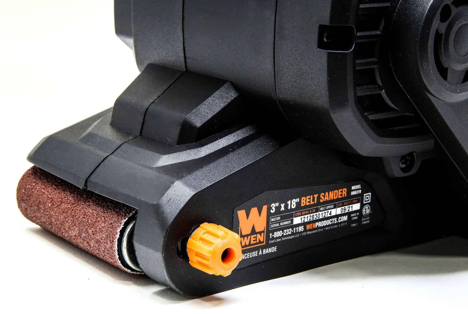WEN 120-Volt 6.3-Amp Corded Belt Sander With Dust Management | BigEasyMart.com - Image 5