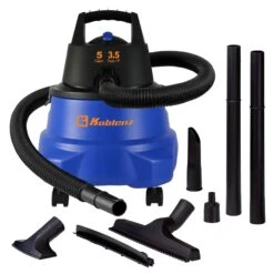 Koblenz 5-Gallons 3.5-HP Corded Wet/Dry Shop Vacuum With Accessories Included | BigEasyMart.com