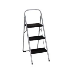 Cosco 45.27 In. H X 17.32 In. W X 27.36 In. D 200 Lb. Capacity 3 Step Resin Step Stool | BigEasyMart.com