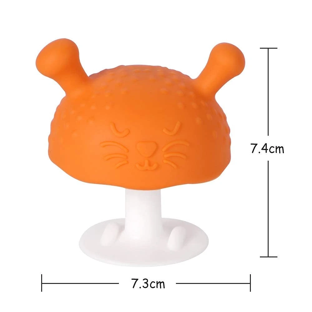 Eco Inspired Baby Mushroom Teether Toy, Baby Boy & Girl Teething Toys, 3 Pack. - Image 5