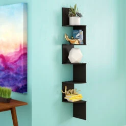 5 Piece Corner Wall Shelf | BigEasyMart.com