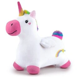 IPlay, ILearn Bouncy Pals Unicorn Hopping Horse Plush | BigEasyMart.com