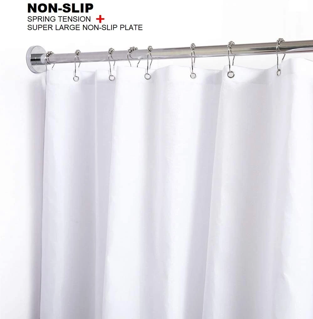 BRIOFOX Shower Curtain Rods 42-72 Inches, Rust Free + Non-Fall Down | BigEasyMart.com - Image 6