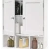TaoHFE Bathroom Wall Cabinet With 2 Door Adjustable Shelves | BigEasyMart.com