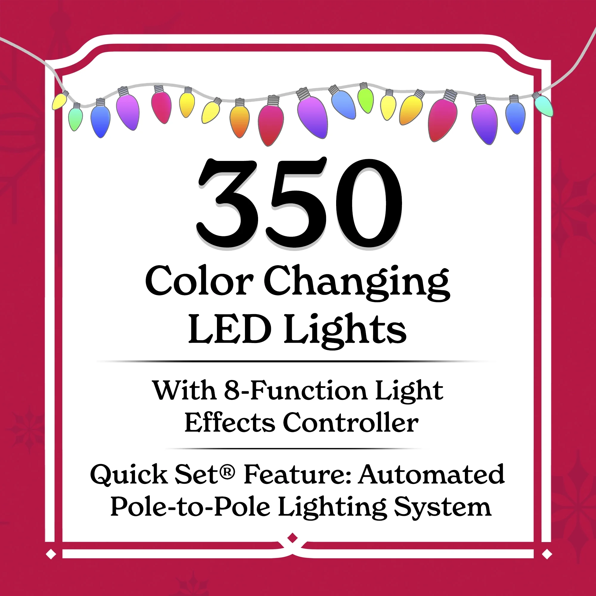 Holiday Time 7β Pre-Lit Duncan Fir Artificial Christmas Tree, Color-Changing LED Lights With Quick Set, By Holiday Time | BigEasyMart.com - Image 9