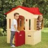 Little Tikes Cape Cottage Playhouse With Working Door, Windows, And Shutters - Tan | BigEasyMart.com