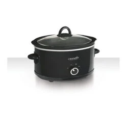 Crock-Pot® 7-Quart Manual Slow Cooker, Black | BigEasyMart.com