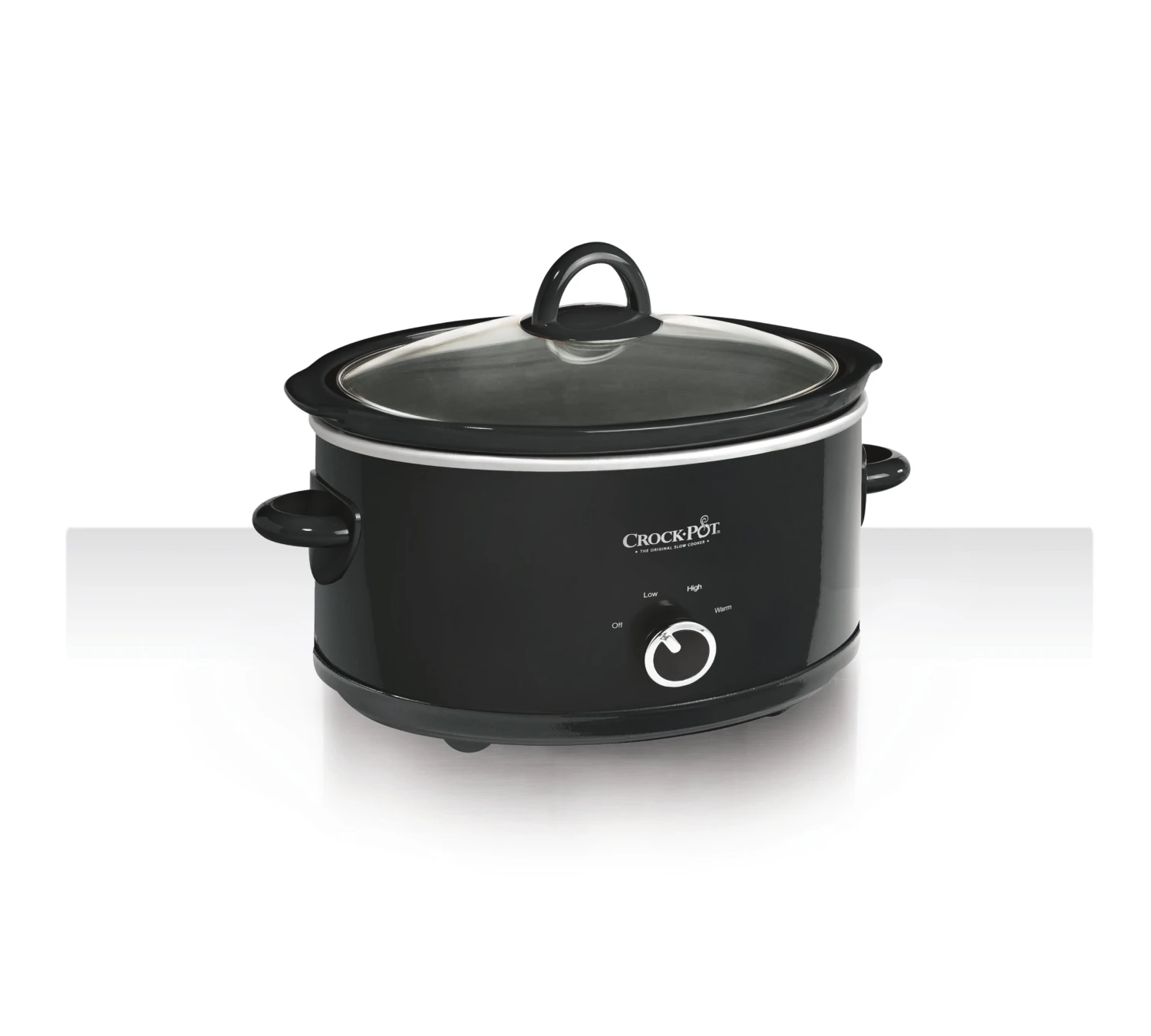 Crock-Pot® 7-Quart Manual Slow Cooker, Black | BigEasyMart.com