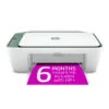 HP DeskJet 2742e Wireless Color All-in-One Inkjet Printer (Green Matcha) With 6 Months Instant Ink Included With HP+ | BigEasyMart.com