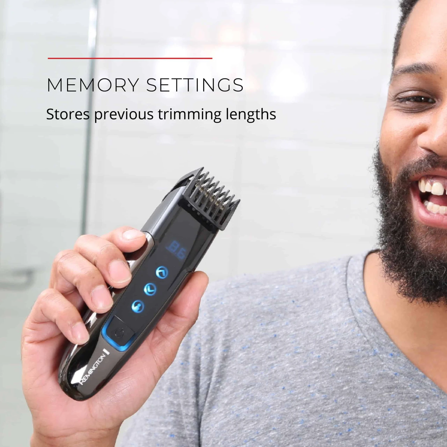 Remington Smart Beard Trimmer, Black, MB4700 | BigEasyMart.com - Image 6