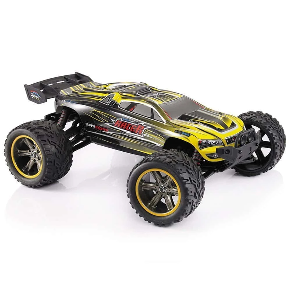 RC Car, FMT Remote Control Truck High Speed Off-Road 30+MPH 1/12 Scale Full Proportional 2.4Ghz 2WD (Color: Yellow) | BigEasyMart.com