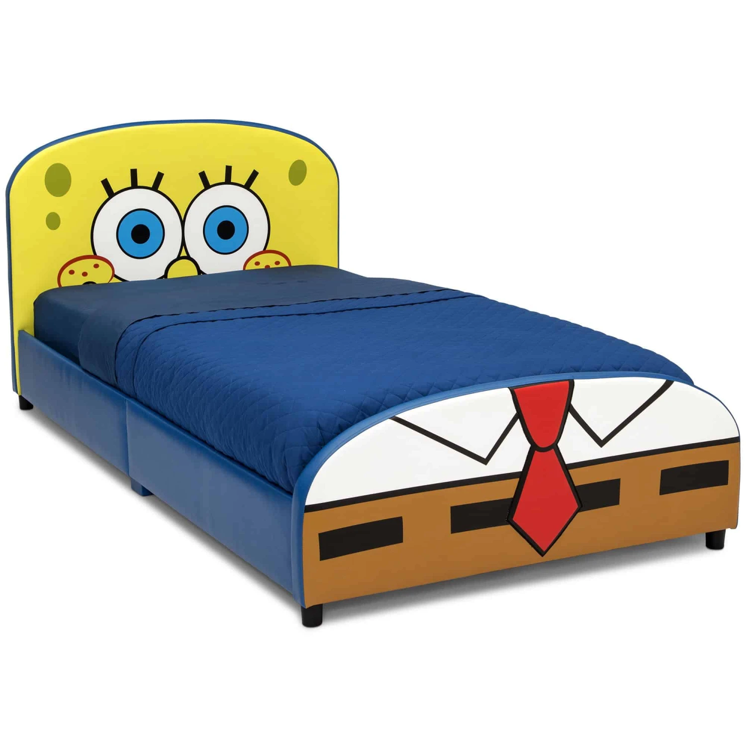 Nickelodeon SpongeBob SquarePants Upholstered Twin Bed By Delta Children | BigEasyMart.com