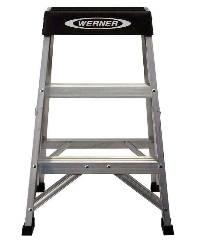 Werner 2 Ft. H Aluminum Step Ladder Type IA 300 Lb. Capacity | BigEasyMart.com - Image 4