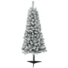 Holiday Time 6 Ft Flocked Pine Artificial Christmas Tree | BigEasyMart.com