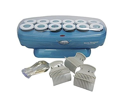 BaBylissPRO Nano Titanium Ceramic Hair Rollers, Blue, 12 | BigEasyMart.com - Image 6