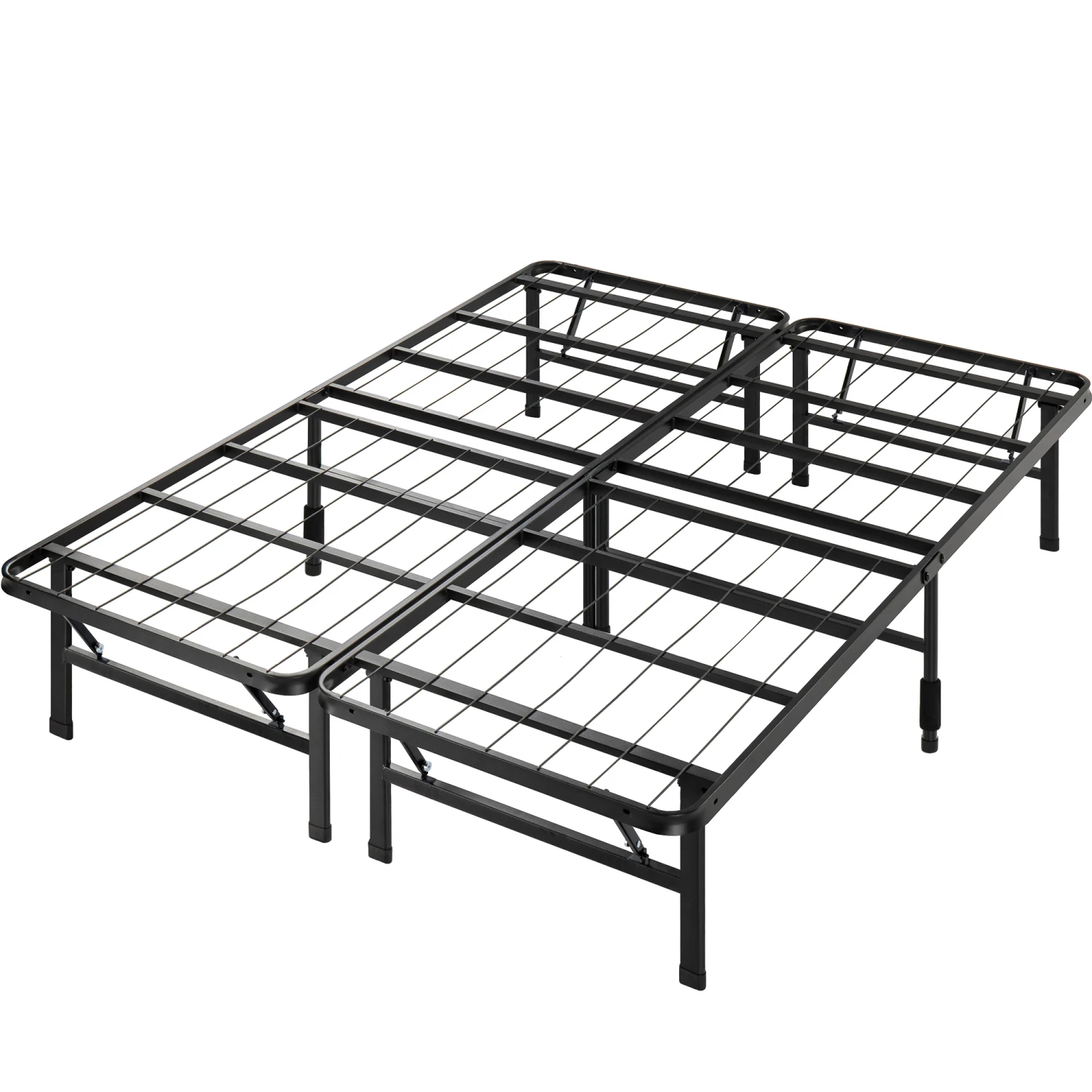 Zinus 14" Black Metal SmartBase Tool-Free Assembly Mattress Foundation, Queen | BigEasyMart.com - Image 2
