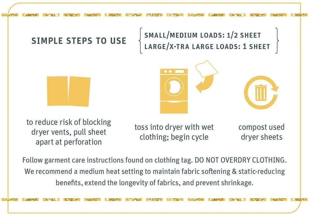 Grab Green Natural Newborn Baby Laundry Dryer Sheets, Essential Oils, 3ct | BigEasyMart.com - Image 6