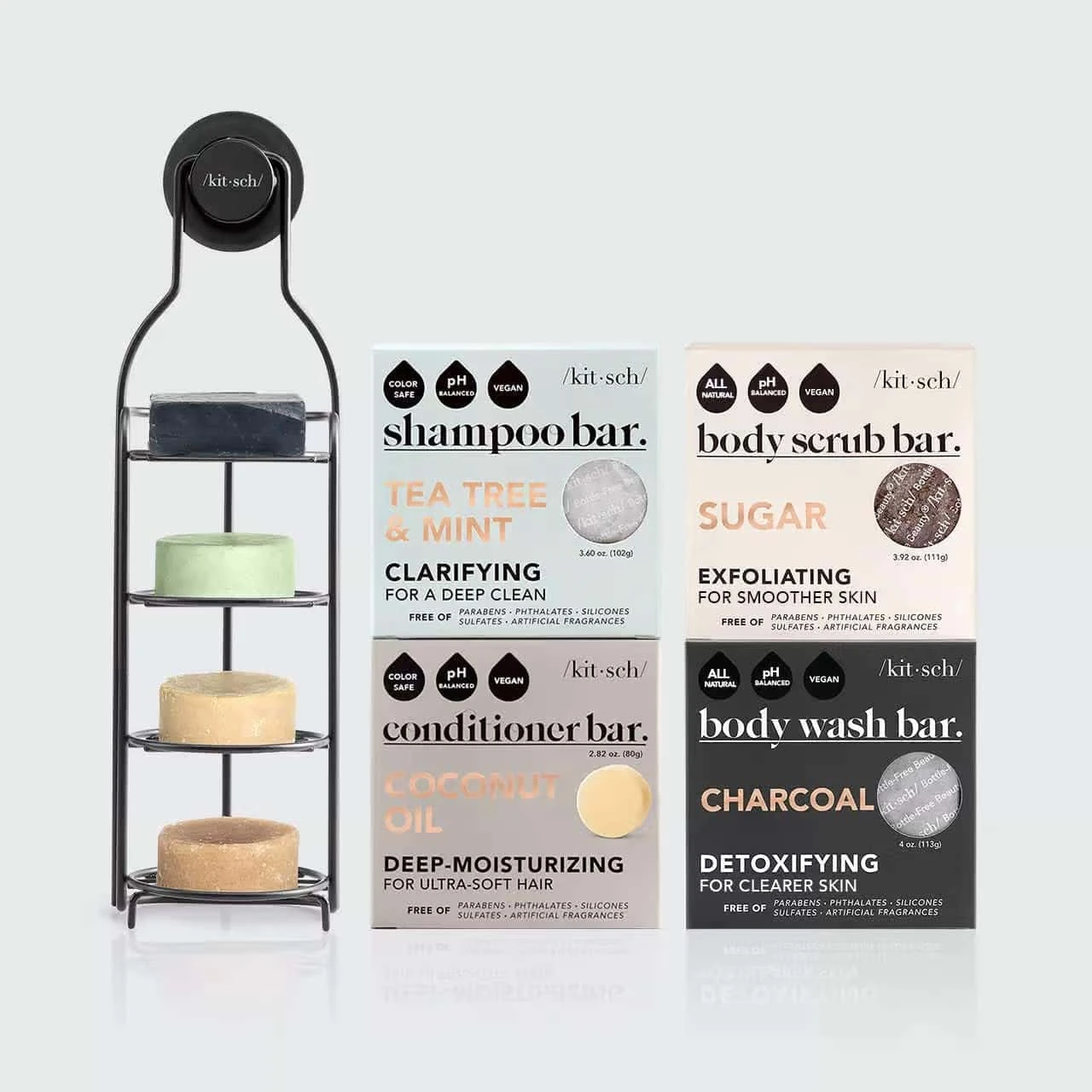 Kitsch Stainless Steel Shower Caddy With Suction Cup - Rust Proof Bar Soap Holder For Shower | BigEasyMart.com - Image 8