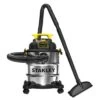 Stanley SL18116 Wet/Dry Vacuum, 6 Gallon, 4 Horsepower, Stainless Steel Tank, 4.0 HP, Silver+yellow | BigEasyMart.com