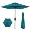 Best Choice Products 7.5ft Heavy-Duty Round Outdoor Market Table Patio Umbrella W/Steel Pole - Cerulean | BigEasyMart.com