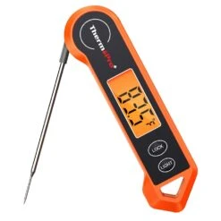 ThermoPro TP19H Digital Meat Thermometer For Cooking With Ambidextrous Backlit And Motion Sensing, Bright-orange | BigEasyMart.com