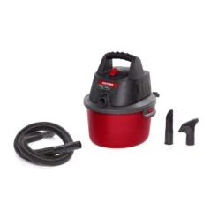 CRAFTSMAN CMXEVBE17250 2.5 Gallon 1.75 Peak HP Wet/Dry Vac, Portable Shop Vacuum With Attachments, Red, Black | BigEasyMart.com