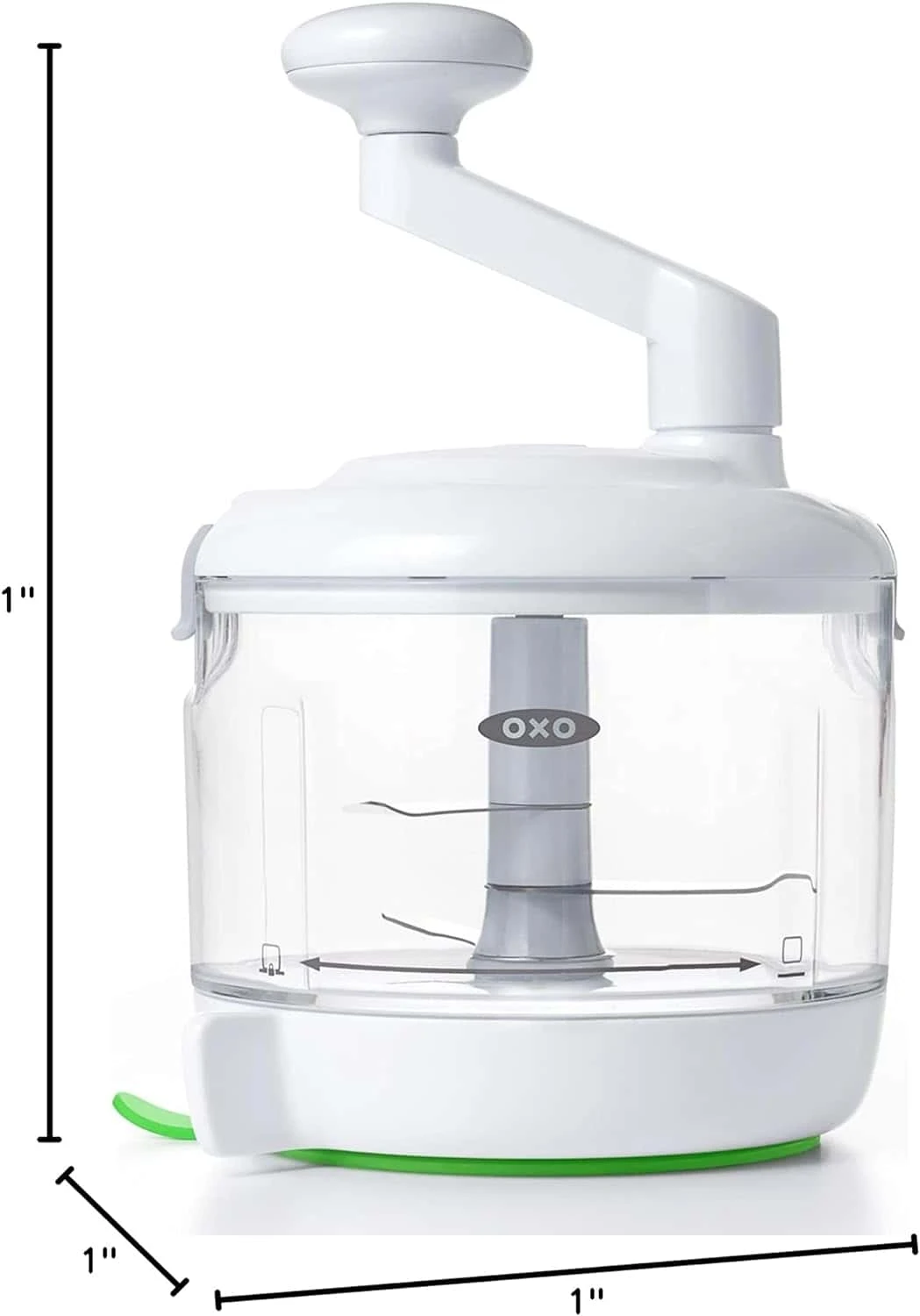 OXO Good Grips One Stop Chop Manual Food Processor, (Stainless Steel, Plastic) | BigEasyMart.com - Image 9